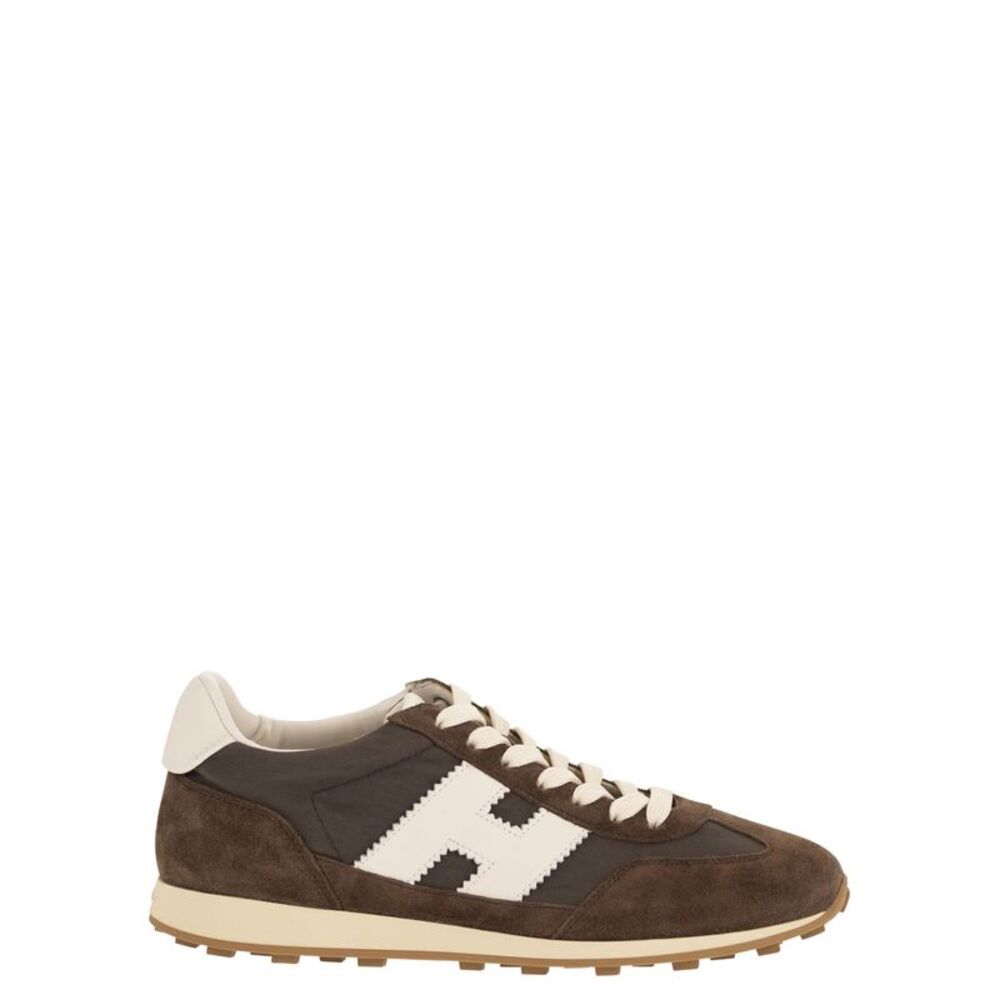 Hogan Women Athletic - Suede And Fabric Trainers With Side H